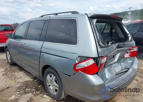 2007 Honda Odyssey Ex-L из США, поврежденный, VIN 5FNRL38767B048423